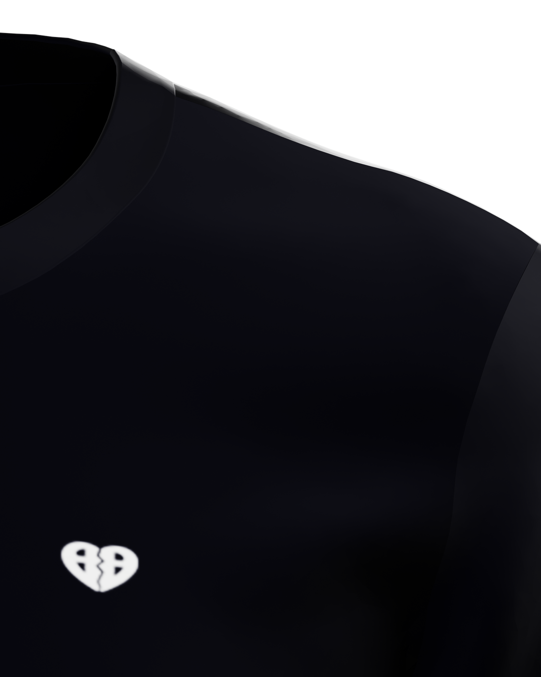 T-BLACKWHITEHEART